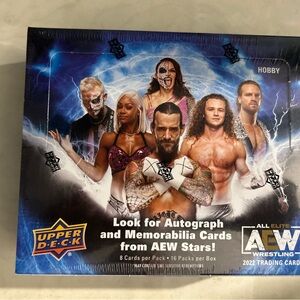 AEW Wrestling Trading Cards - Blue